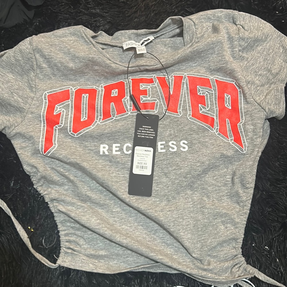 fashion nova size xs color grey.